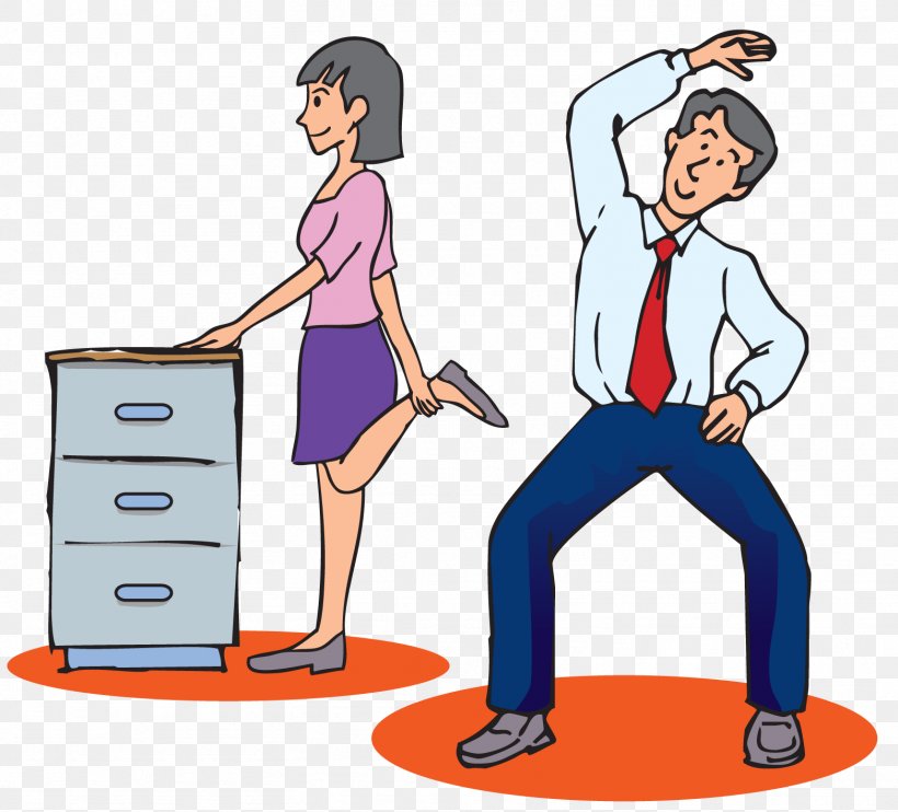 Exercise Stretching Workplace Physical Therapy Physical Fitness, PNG, 1564x1416px, Exercise, Area, Arm, Balance, Cartoon Download Free