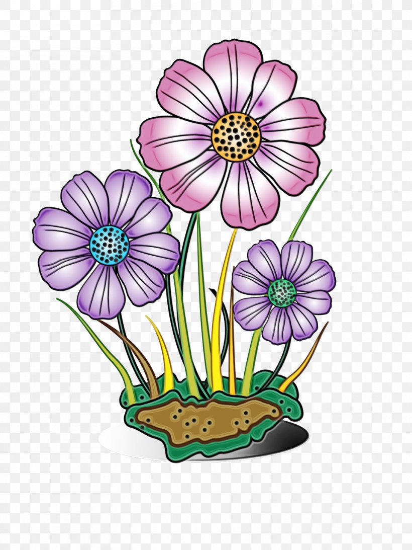 Floral Design, PNG, 960x1280px, Watercolor, African Daisy, Anemone, Daisy Family, Drawing Download Free