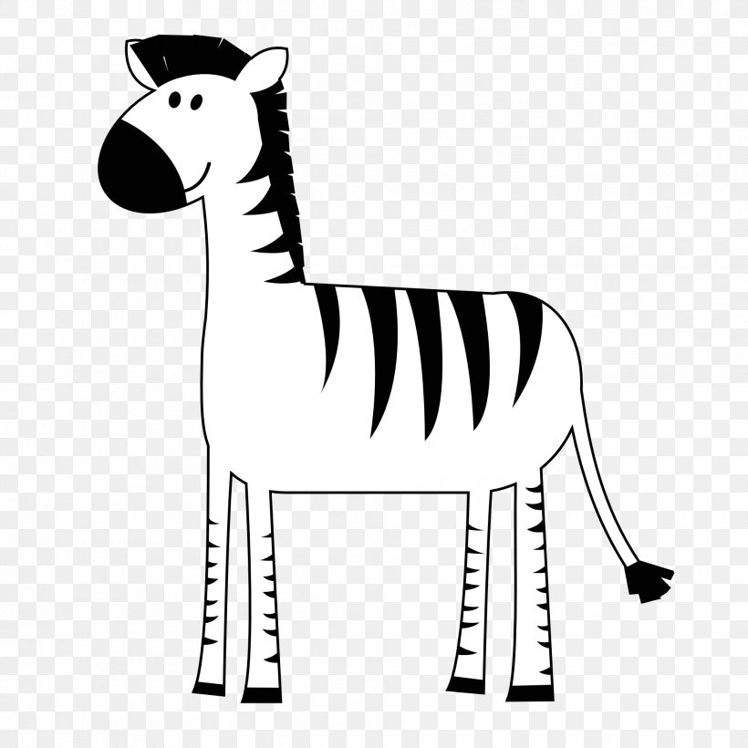 Zebra Free Content Clip Art, PNG, 1979x1979px, Zebra, Black, Black And White, Cuteness, Drawing Download Free
