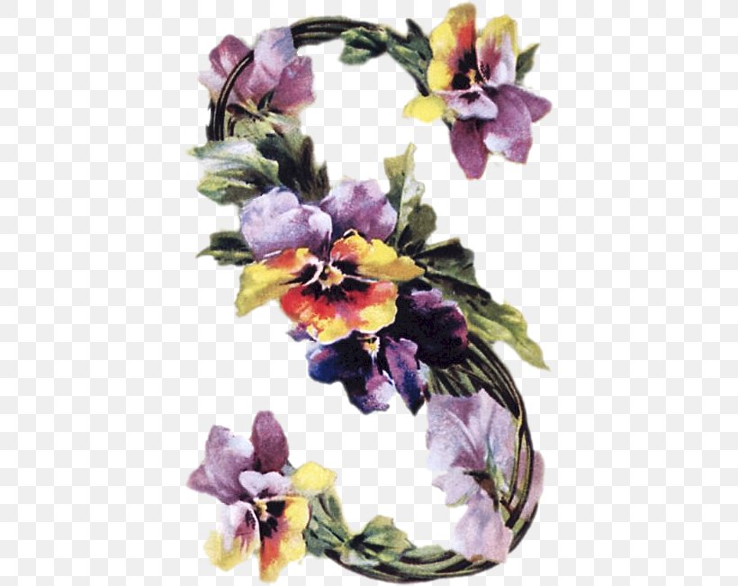 Artificial Flower Letter Floral Design Flower Bouquet, PNG, 413x651px, Flower, Alphabet, Ansichtkaart, Artificial Flower, Decoupage Download Free