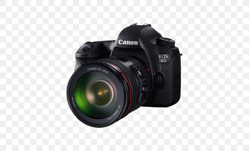 Canon EOS 6D Mark II Canon EOS 5D Mark II Full-frame Digital SLR, PNG, 500x500px, Canon Eos 6d, Active Pixel Sensor, Camera, Camera Accessory, Camera Lens Download Free