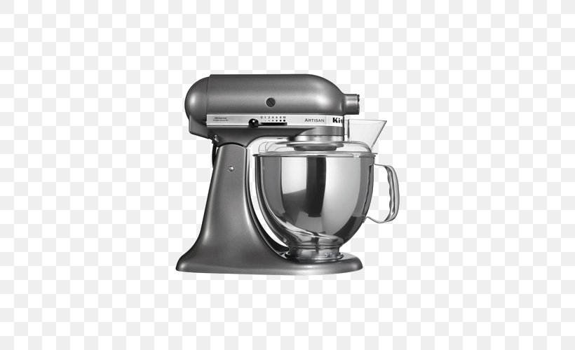 KitchenAid Artisan KSM150PS Mixer Food Processor KitchenAid Artisan 5KSM150PSEER, PNG, 500x500px, Kitchenaid, Blender, Bowl, Deep Fryers, Dining Room Download Free