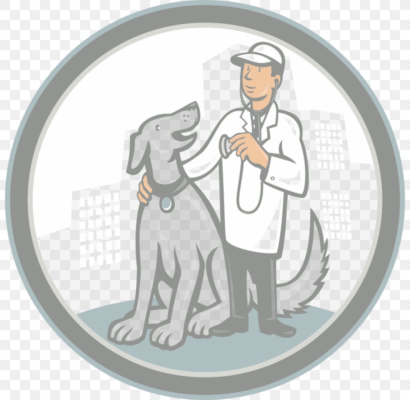 Labrador Retriever Cat Puppy Veterinarian Pet, PNG, 800x800px, Labrador Retriever, Canidae, Carnivore, Cartoon, Cat Download Free