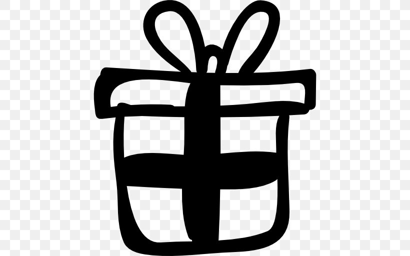 OPEN Present, PNG, 512x512px, Gift, Artwork, Black And White, Box, Christmas Download Free