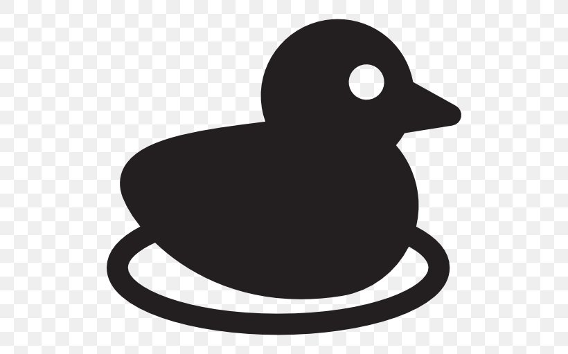 Rubber Duck Bird Clip Art, PNG, 512x512px, Duck, Animal, Beak, Bird, Black And White Download Free