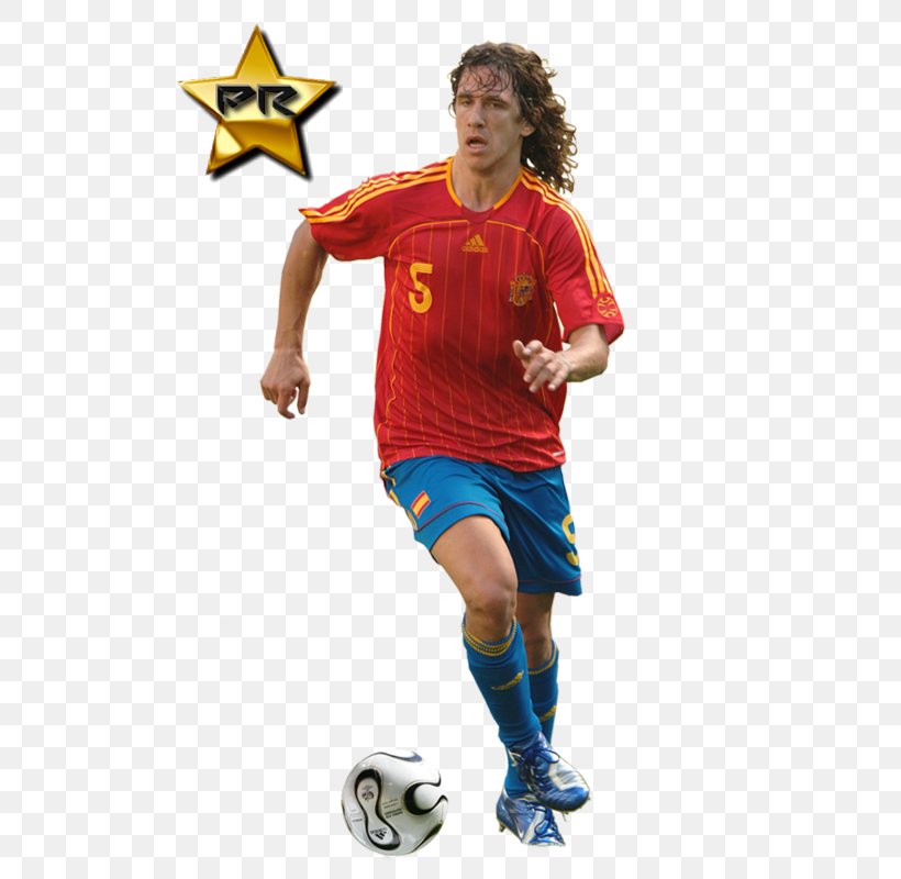 Team Sport T-shirt Carles Puyol Football Player, PNG, 538x800px, Team Sport, Ball, Carles Puyol, Clothing, Football Download Free