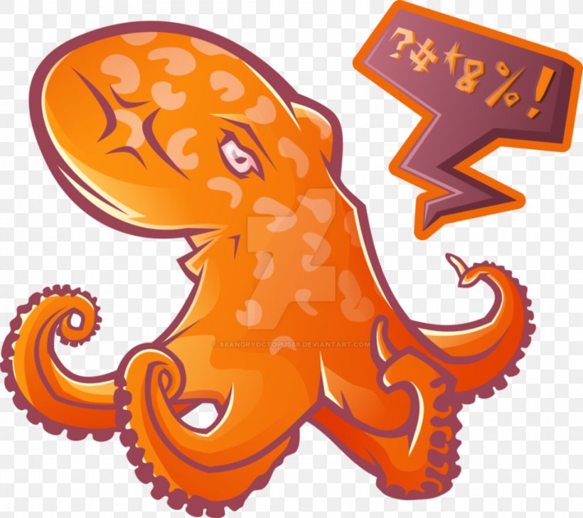 Octopus Anger Clip Art, PNG, 947x843px, Octopus, Anger, Angry Ip Scanner, Cartoon, Cephalopod Download Free