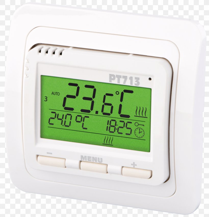Smart Thermostat Underfloor Heating Measuring Instrument Product, PNG, 1851x1924px, Thermostat, Central Heating, Electronics, Floor, Fur Download Free