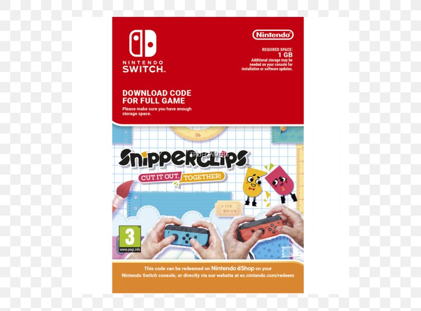 Snipperclips Nintendo Switch Download Super Nintendo Entertainment System, PNG, 540x606px, Snipperclips, Advertising, Balloon, Brand, Flyer Download Free