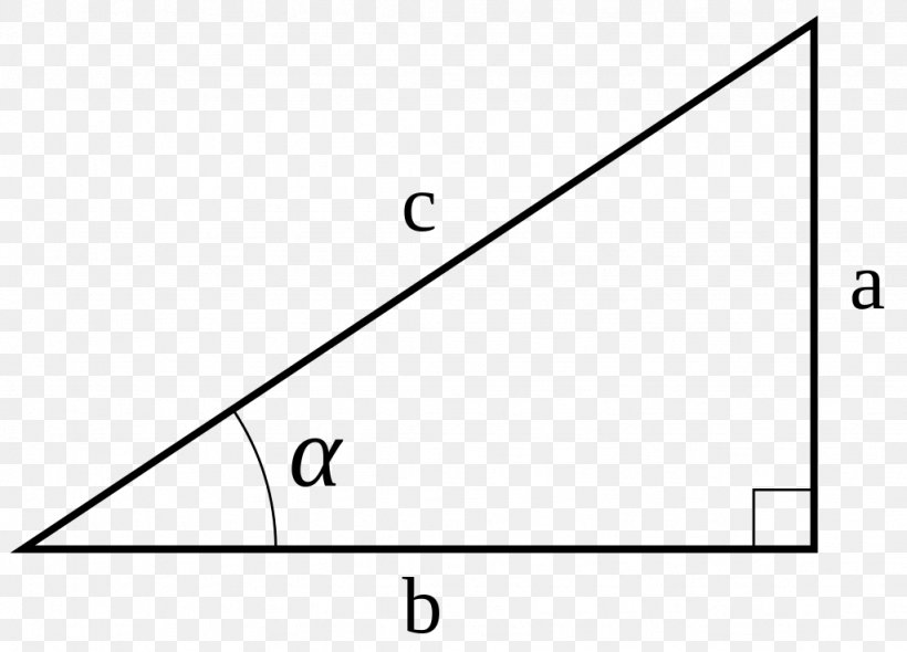 Triangle Inverse Trigonometric Functions Trigonometry, PNG, 1024x738px, Triangle, Area, Black, Black And White, Derivative Download Free
