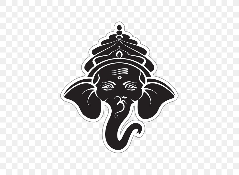 Ganesha Vector Graphics Stock Photography Image Illustration, PNG, 600x600px, Ganesha, Black, Black And White, Deity, Drawing Download Free