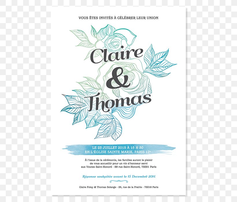 Marriage In Memoriam Card Convite Flower Save The Date, PNG, 700x700px, Marriage, Aqua, Blue, Brand, Color Download Free