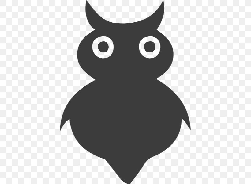 Owl Design Sticker Clip Art Image, PNG, 429x600px, Owl, Animal, Bird, Bird Of Prey, Blackandwhite Download Free