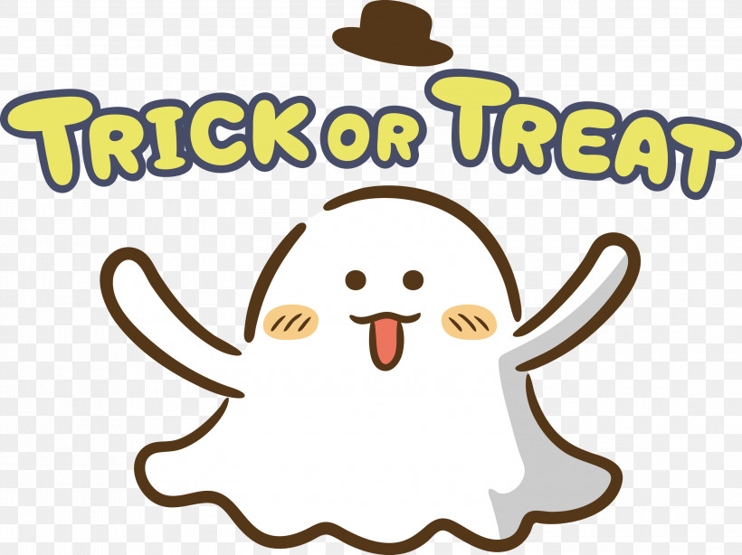 TRICK OR TREAT Happy Halloween, PNG, 3000x2248px, Trick Or Treat, Behavior, Cartoon, Happiness, Happy Halloween Download Free