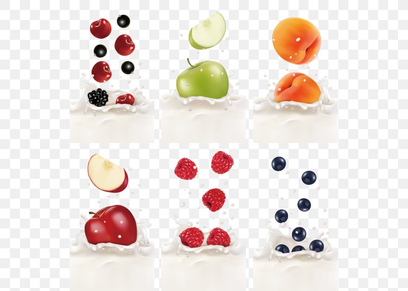 Frutti Di Bosco Milk Fruit Banner, PNG, 539x586px, Milk, Apple, Berry, Blueberry, Food Download Free