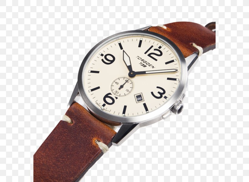 Watch Strap Face Pilot Fliegeruhr Quartz Clock, PNG, 600x600px, Watch, Brand, Brown, Chronograph, Face Download Free