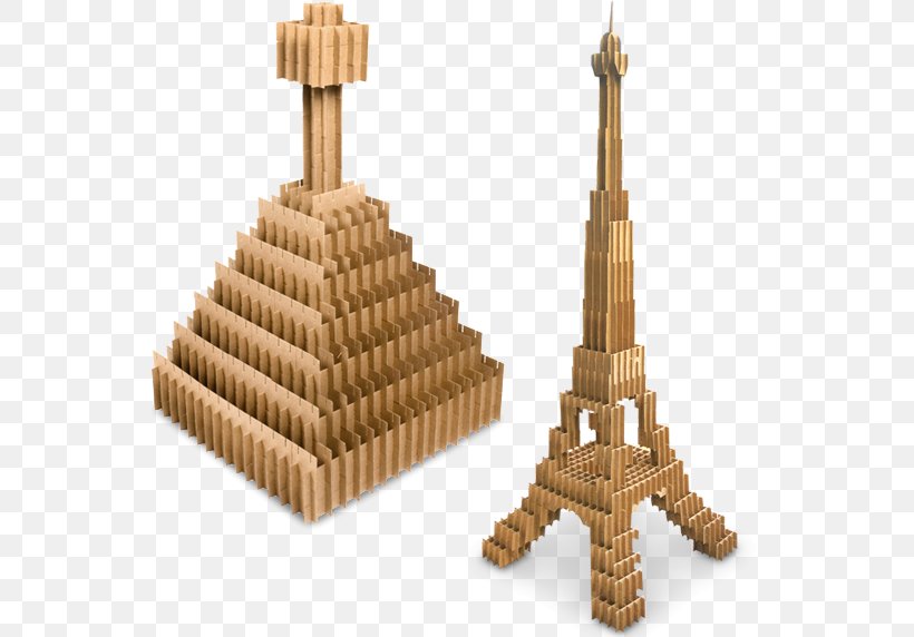 Eiffel Tower Recycling Material Architectural Engineering Cardboard, PNG, 550x572px, Eiffel Tower, Architectural Engineering, Askartelu, Building, Cardboard Download Free