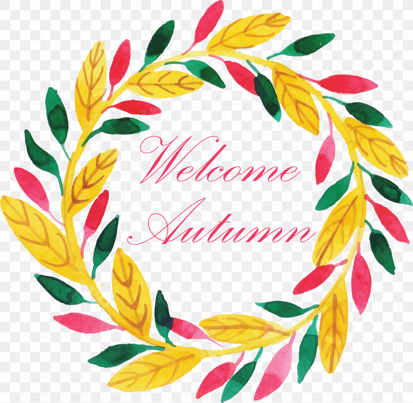 Hello Autumn Welcome Autumn Hello Fall, PNG, 3000x2934px, Hello Autumn, Floral Design, Hello Fall, Line, Meter Download Free