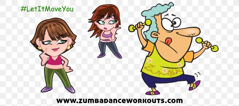 Thalang Bike Zumba Exercise Clip Art Human, PNG, 720x365px, Watercolor, Cartoon, Flower, Frame, Heart Download Free