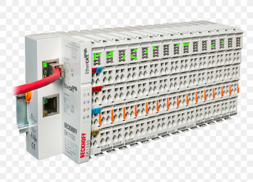 Beckhoff Automation GmbH & Co. KG EtherCAT Input/output Programmable Logic Controllers Computer Numerical Control, PNG, 1800x1294px, Beckhoff Automation Gmbh Co Kg, Computer Numerical Control, Control System, Electronic Component, Electronics Download Free
