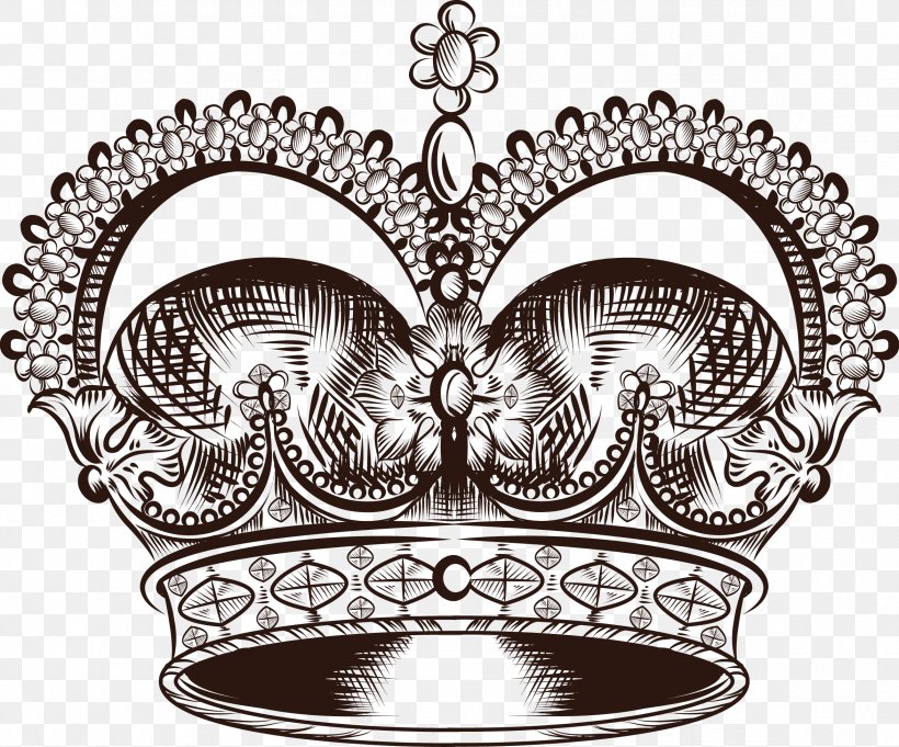 Crown Euclidean Vector Convite, PNG, 2348x1950px, Crown, Black And White, Convite, Elegance, Fashion Accessory Download Free
