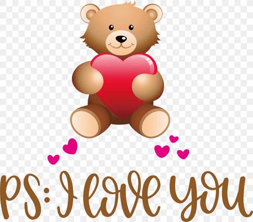 I Love You Valentines Day Quote, PNG, 3000x2635px, I Love You, Bears, Biology, Cartoon, Heart Download Free