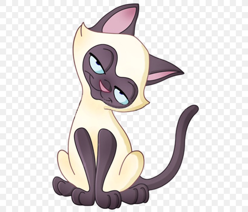 Siamese Cat Kitten Thai Cat Burmese Cat Maine Coon, PNG, 500x700px, Siamese Cat, Bengal Cat, Burmese Cat, Carnivoran, Cartoon Download Free