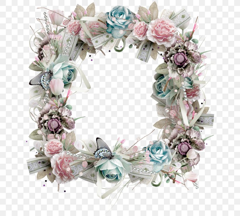 Wreath Cut Flowers Clip Art, PNG, 650x739px, Wreath, Blog, Cut Flowers, Decor, Floral Design Download Free
