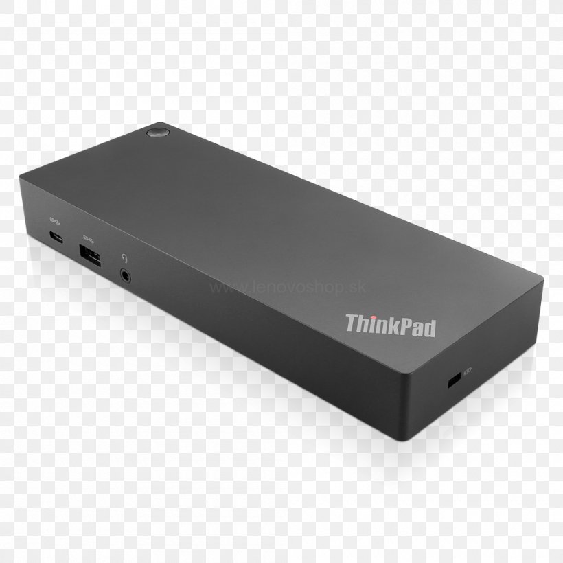 Battery Charger Laptop USB-C Lenovo ThinkPad, PNG, 1000x1000px, Battery Charger, Ac Adapter, Computer Port, Dock, Docking Station Download Free
