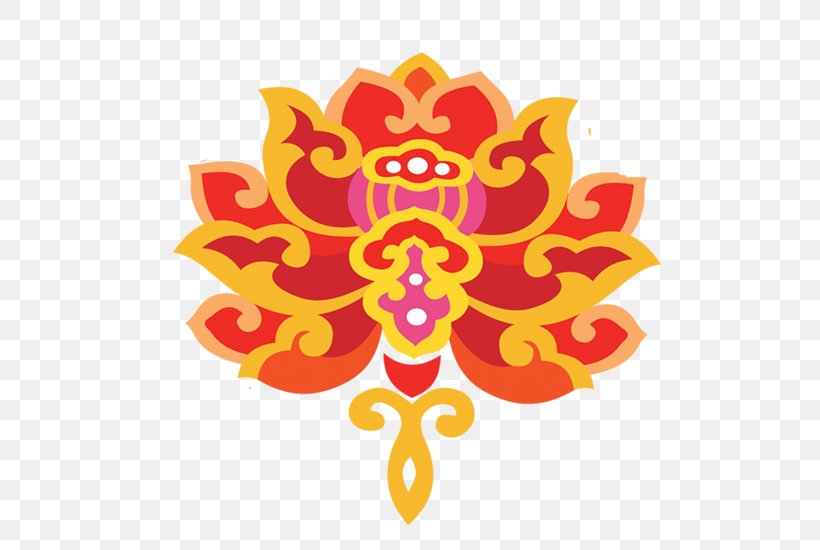 Download, PNG, 550x550px, Designer, Art, Chinesischer Knoten, Flower, Orange Download Free