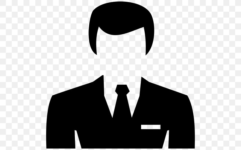 Businessperson Male Management, PNG, 512x512px, Businessperson, Black, Black And White, Brand, Business Download Free