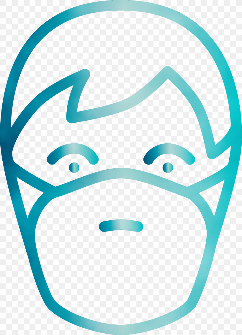 Face Head Face Mask Line Art Smile, PNG, 2164x3000px, Man With Medical Mask, Corona Virus Disease, Face, Face Mask, Head Download Free