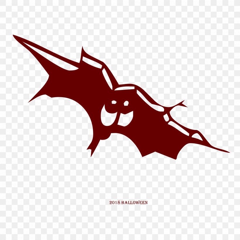 Halloween 2018 Bat., PNG, 2000x2000px, Logo, Bat, Cartoon, Fictional Character, Legendary Creature Download Free