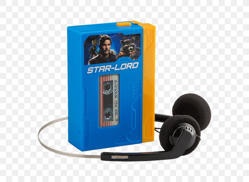 Star-Lord Walkman Guardians Of The Galaxy: Awesome Mix Vol. 1 Compact Cassette Boombox, PNG, 600x600px, Starlord, Audio, Audio Equipment, Boombox, Compact Cassette Download Free