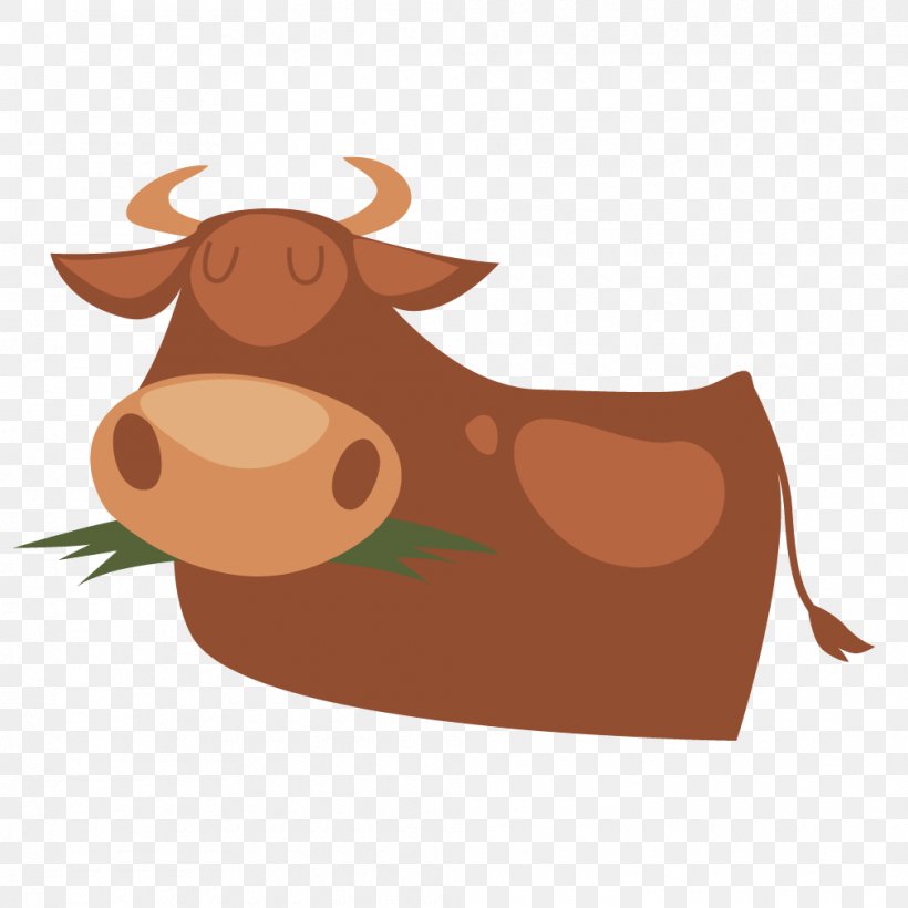 Dairy Cattle Ox, PNG, 1010x1010px, Cattle, Cartoon, Cattle Like Mammal, Cow Goat Family, Dairy Cattle Download Free