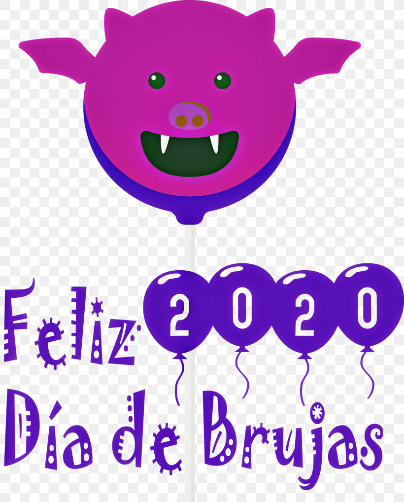 Feliz Día De Brujas Happy Halloween, PNG, 2416x3000px, Feliz D%c3%ada De Brujas, Area, Balloon, Cartoon, Flower Download Free