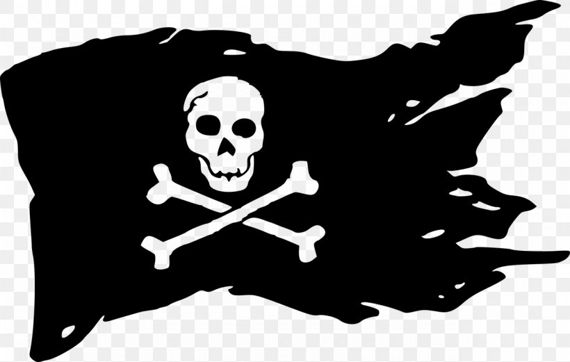 Jolly Roger Piracy Flag Decal Clip Art, PNG, 1280x814px, Jolly Roger, Black And White, Bone, Bumper Sticker, Buried Treasure Download Free