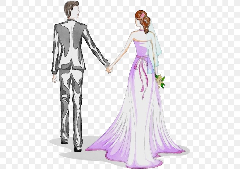 Wedding Dress, PNG, 481x578px, Watercolor, Clothing, Costume Design, Dress, Fashion Download Free