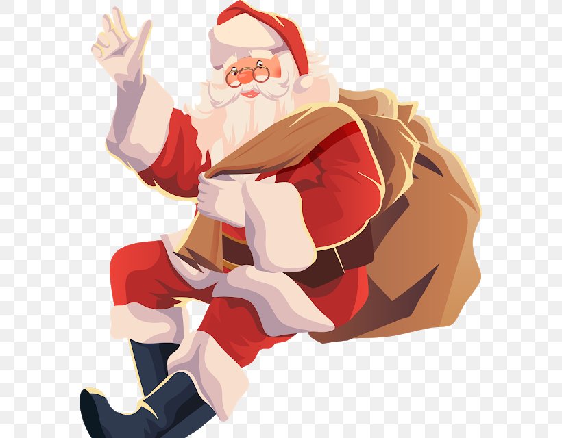 Santa Claus Christmas Day Vector Graphics Illustration Fast Wrapz, PNG, 588x640px, Santa Claus, Art, Cartoon, Christmas Day, Fictional Character Download Free