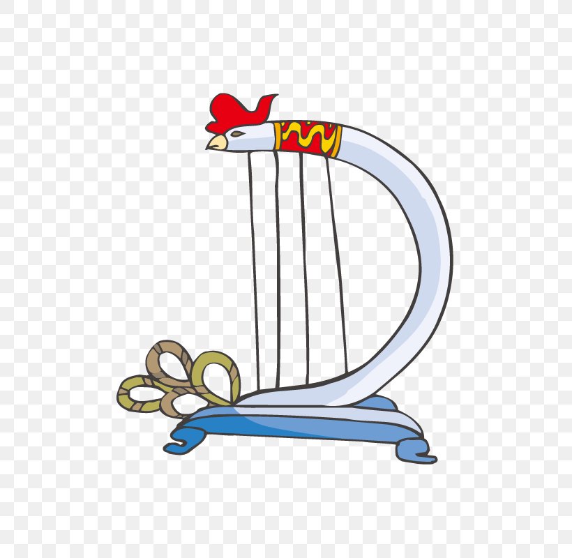 Cartoon Harp Musical Instrument, PNG, 800x800px, Watercolor, Cartoon, Flower, Frame, Heart Download Free