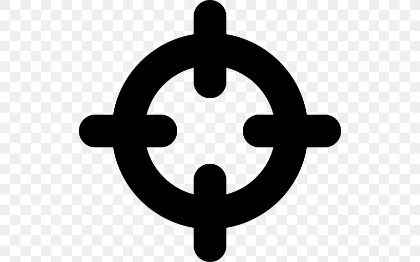 Symbol Icon Design Shooting Target, PNG, 512x512px, Symbol, Black And White, Icon Design, Royaltyfree, Shooting Download Free