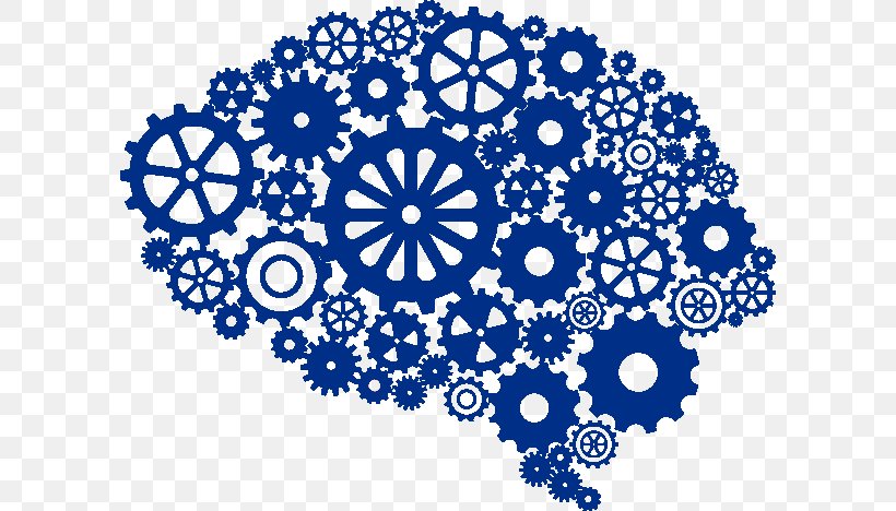 Gear Human Brain Clip Art, PNG, 600x468px, Gear, Area, Artificial Intelligence, Black And White, Blue Download Free