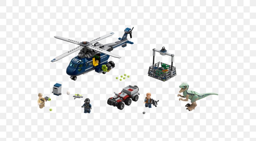 LEGO Jurassic World Blue's Helicopter Pursuit 75928 Toy Walmart, PNG, 600x450px, Lego Jurassic World, Aircraft, Helicopter, Jurassic Park, Jurassic World Download Free