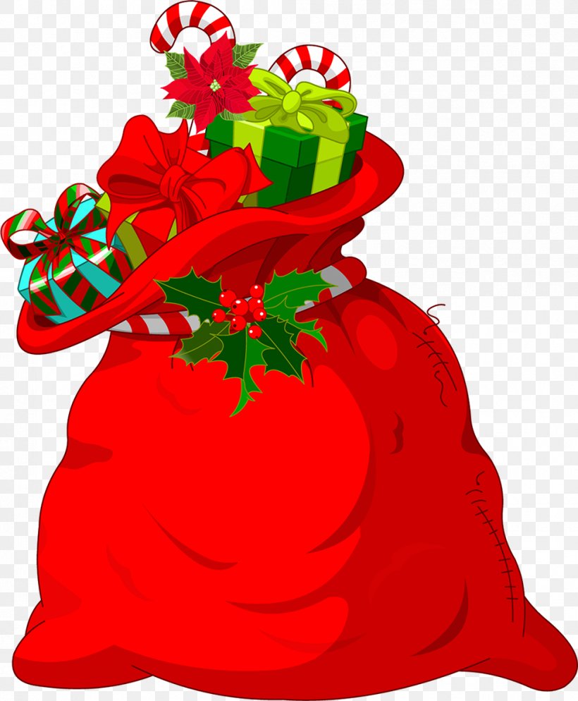 Santa Claus Christmas Clip Art, PNG, 989x1200px, Santa Claus, Bag, Christmas, Christmas Decoration, Christmas Gift Download Free