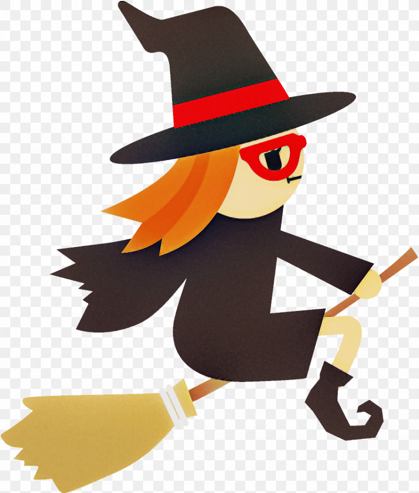 Witch Halloween Witch Halloween, PNG, 872x1026px, Witch Halloween, Bird, Broom, Cartoon, Costume Download Free