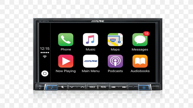 CarPlay Alpine Electronics Android Auto BMW, PNG, 1024x576px, Car, Alpine Electronics, Alpine Ilx107, Android, Android Auto Download Free