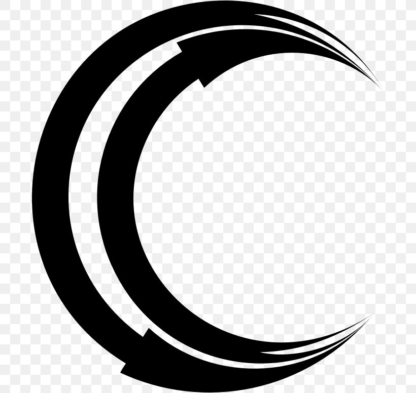 Crescent Diagram Clip Art, PNG, 696x776px, Crescent, Artwork, Black, Black And White, Clip Art Download Free