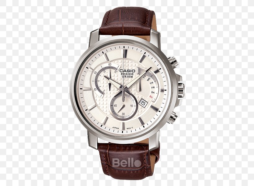 Casio Edifice Watch Clock Strap, PNG, 500x600px, Casio, Brand, Brown, Buckle, Cartier Download Free