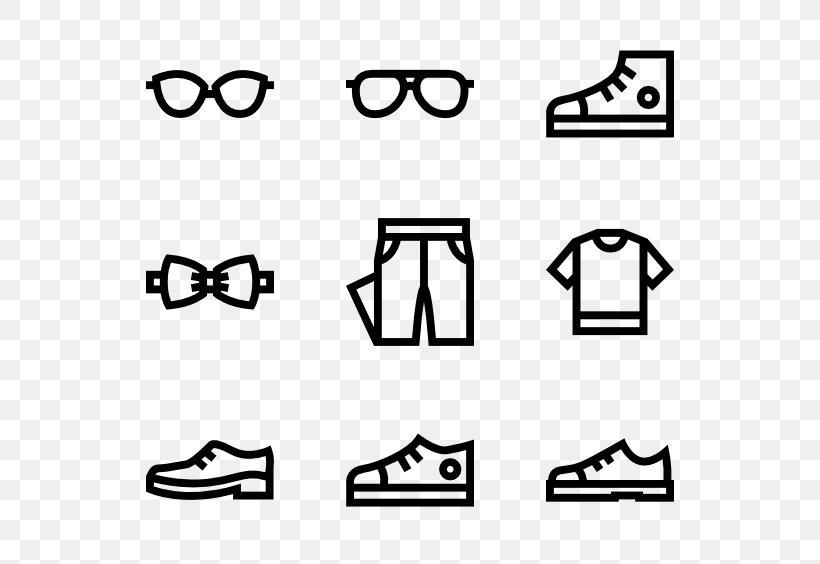 Clothing Fashion Shoe Clip Art, PNG, 600x564px, Clothing, Area, Black, Black And White, Brand Download Free