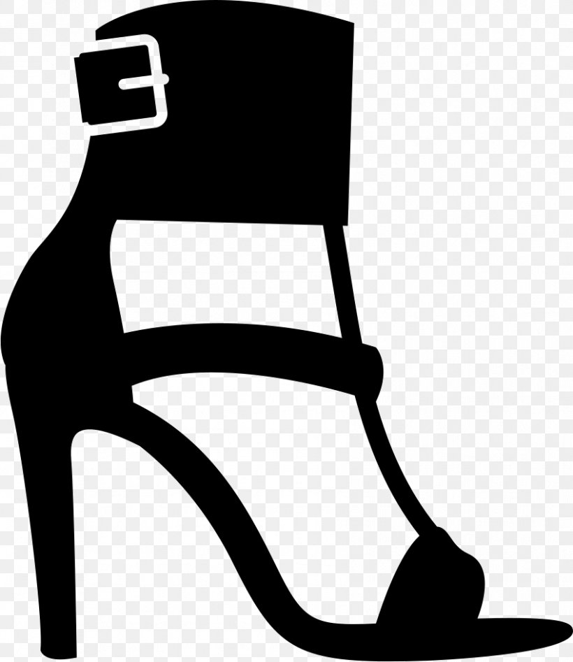 High-heeled Footwear Shoe Stiletto Heel, PNG, 849x981px, Highheeled Footwear, Black, Black And White, Buckle, Fashion Download Free
